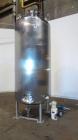 Used Precision Stainless Pressure Tank, 3000 Liter (792 Gallon), 316L Stainless Steel, Vertical. 48