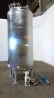 Used Precision Stainless Pressure Tank, 3000 Liter (792 Gallon), 316L Stainless Steel, Vertical. 48