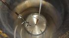 Used Precision Stainless Pressure Tank, 3000 Liter (792 Gallon), 316L Stainless Steel, Vertical. 48