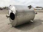 Used Precision Stainless Tank, Approximately 943 Gallon, 304L Stainless Steel,