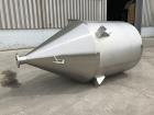Used Precision Stainless Tank, Approximately 943 Gallon, 304L Stainless Steel,