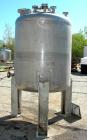 USED: Southern Steel pressure tank, 600 gallon, 304L stainless steel, vertical. 54