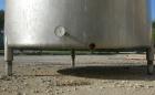 USED: St Regis tank, 500 gallon, 304 stainless steel, vertical. 66