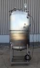 Used Tiger Steel Pressure Tank, 500 Gallon, 304L Stainless Steel, Vertical. 45