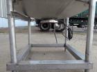 Used Tiger Steel Pressure Tank, 500 Gallon, 304L Stainless Steel, Vertical. 45