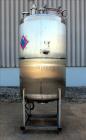 Used Tiger Steel Pressure Tank, 500 Gallon, 304L Stainless Steel, Vertical. 45