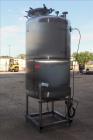 Used Tiger Steel Pressure Tank, 500 Gallon, 304L Stainless Steel, Vertical. 45