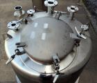 Used Tiger Steel Pressure Tank, 500 Gallon, 304L Stainless Steel, Vertical. 45