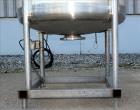Used Tiger Steel Pressure Tank, 500 Gallon, 304L Stainless Steel, Vertical. 45