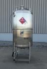 Used Tiger Steel Pressure Tank, 500 Gallon, 304L Stainless Steel, Vertical. 45