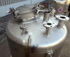Used Tiger Steel Pressure Tank, 500 Gallon, 304L Stainless Steel, Vertical. 45