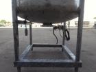 Used Tiger Steel Pressure Tank, 500 Gallon, 304L Stainless Steel, Vertical. 45