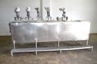 Industrial Used 6 Compartment 700-Gallon Stainless Steel Tank – 304 SS, Multi-Purpose Processing