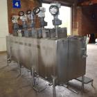 Industrial Used 6 Compartment 700-Gallon Stainless Steel Tank – 304 SS, Multi-Purpose Processing