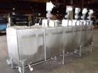 Industrial Used 6 Compartment 700-Gallon Stainless Steel Tank – 304 SS, Multi-Purpose Processing