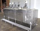 Used- 6 Compartment Rectangular Tank, Approximate 700 Total Gallons