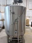 Used 660 Gallon Jacketed Stainless Steel Stainless Steel Tank – 2022 – Milk Pasteurization – 3-Zone Water/Steam Jacket – Agitated