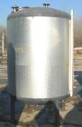 Used Vendome Tank, 675 Gallon, 304 Stainless Steel, Vertical. 54