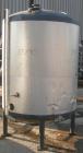 Used Vendome Tank, 675 Gallon, 304 Stainless Steel, Vertical. 54