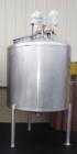 Used Walker 304 Stainless Steel 500 Gallon Dual Agitation Tank, Model M1X Sp-18689-C.  Built 1990.  (1) 3