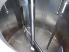 Used Walker Processor Tank, Model PZ-SP, 600 Gallon, 316L Stainless Steel.