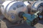 Used- Walker Stainless Tank, 900 Gallon, Stainless Steel, vertical. Approximately 60