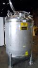 Used Watson Metal Masters Pressure Tank, 500 Gallon, 316L Stainless Steel, Vertical. 52