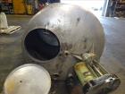 Used Will Flow Jacketed Tank, 550 Gallon, 316 Stainless Steel, Vertical.