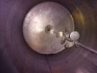 Used Will Flow Jacketed Tank, 550 Gallon, 316 Stainless Steel, Vertical.