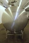Used Zero Milk Cooling Tank, Model WV600, 600 Gallons, 304 Stainless Steel, Hor