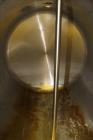 Used Zero Milk Cooling Tank, Approximately 800 Gallons, 304 Stainless Steel, Horizontal. Approximately 52