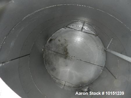 Used-5900 Gallon (Approximately), 304 Stainless Steel Vertical Storage Tank. Approximately 9' 3" diameter x 12' straight sid...