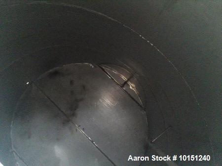 Used 5900 Gallon (Approximately), 304 Stainless Steel Vertical Storage Tank. Approximately 9'3" diameter x 12' Straight Side. Cone Top. Flat Bottom. Top Head has 3-2" couplings, 1-2" center vent and ...