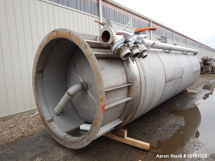 Unused- Approximately 6,000 Gallon Stainless Steel Vertical Tank