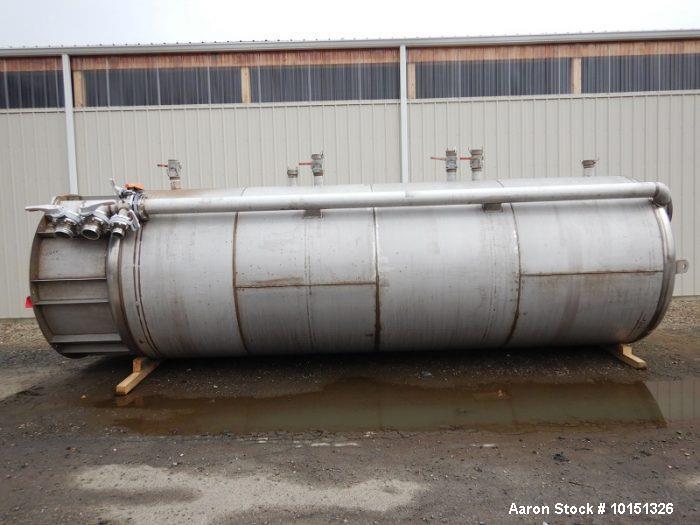 Unused- Approximately 6,000 Gallon Stainless Steel Vertical Tank