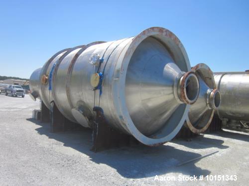 Unused- Praj Industries Vertical 316 Stainless Steel Pressure Vessel