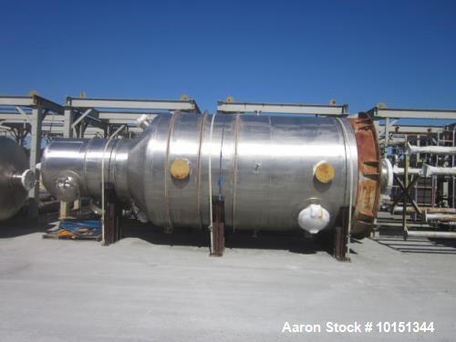 Unused- Praj Industries Vertical 316 Stainless Steel Pressure Vessel