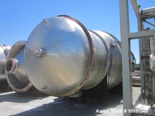 Unused- Praj Industries 15852 Gallon Vertical 316 Stainless Steel Pressure Vess
