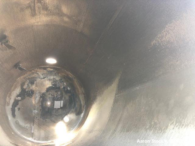 Used-Approximately 20,000 Gallon 304 Stainless Steel Vertical Tank