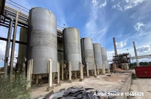 Approx 22,000 gal (80 cu m3) Vertical 304L Stainless Steel Mix Tank.