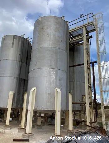Approx 22,000 gal (80 cu m3) Vertical 304L Stainless Steel Mix Tank.