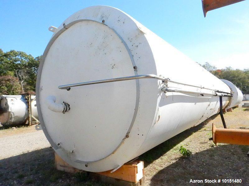 Used-Mueller Stainless Steel Tank.  Approximately 50,000 gallon; 11'6" diameter x  64'5" straight side; 10' bottom dimple ja...