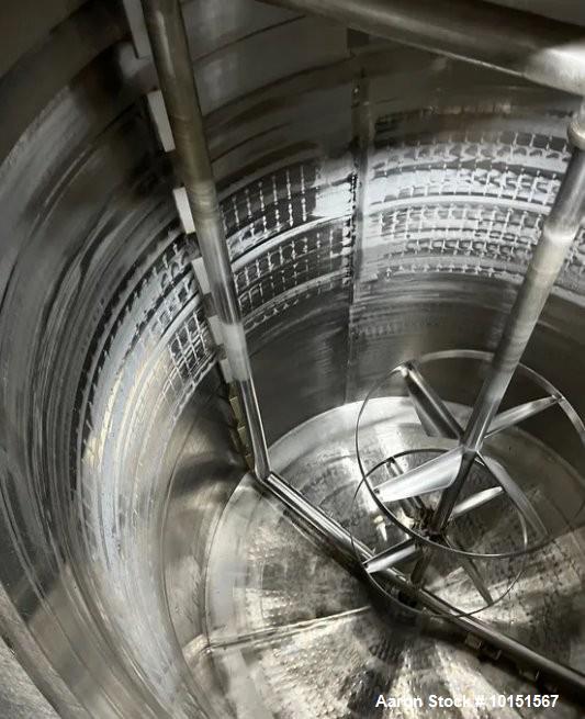 ICC Northwest 6,000 Gallon Stainless Steel Jacketed Mixing Tank – Double Motion