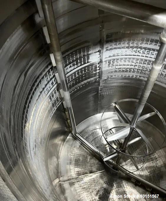 ICC Northwest 6,000 Gallon Stainless Steel Jacketed Mixing Tank – Double Motion