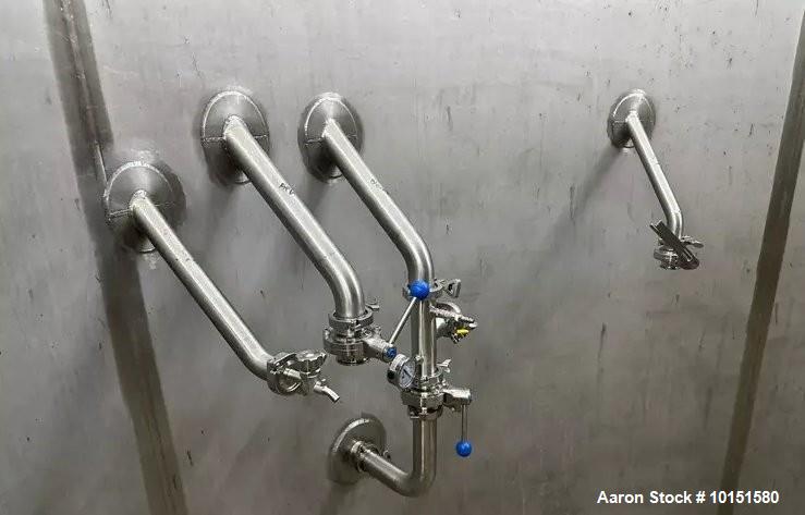 Used 15,000 Gallon (360 BBL) Quality Tank Solutions Stainless Steel Glycol Jacketed Tank – 2020