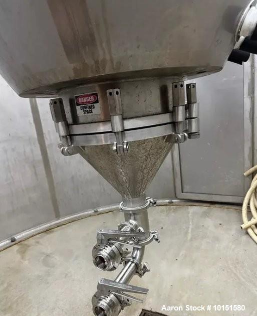 Used 15,000 Gallon (360 BBL) Quality Tank Solutions Stainless Steel Glycol Jacketed Tank – 2020