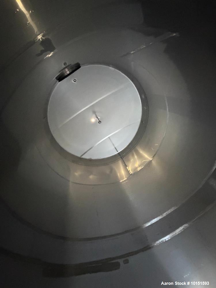 Used 8,400 Gallon (200 BBL) Stainless Steel Jacketed Tank – Cone Bottom Fermentation & Storage Vessel with CIP