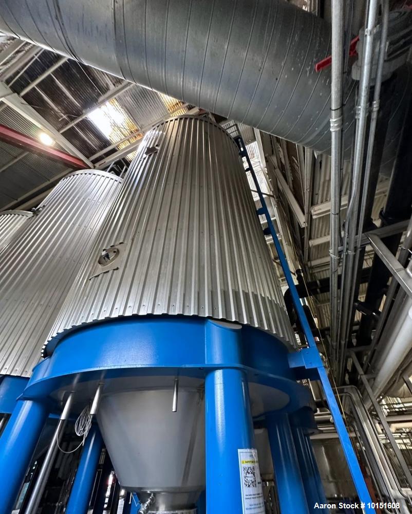 Used Ziemann Bauer 9,300 Gallon Jacketed Pressure Vessel | 300 BBL Stainless Steel Fermentation Tank