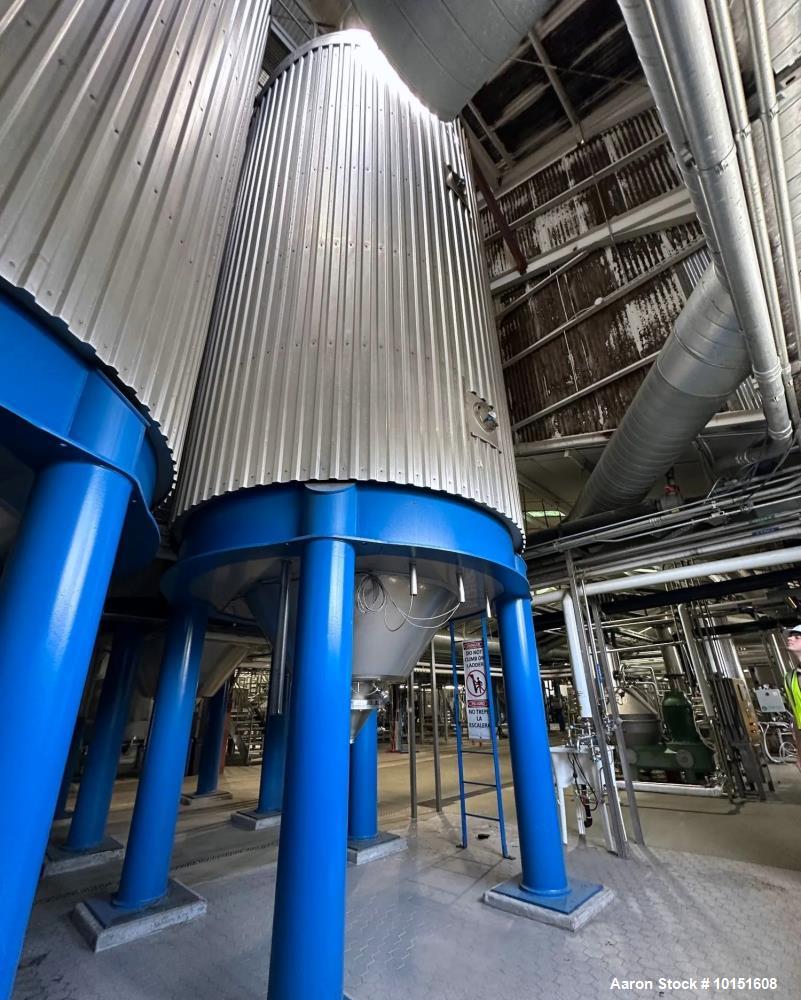 Used Ziemann Bauer 9,300 Gallon Jacketed Pressure Vessel | 300 BBL Stainless Steel Fermentation Tank