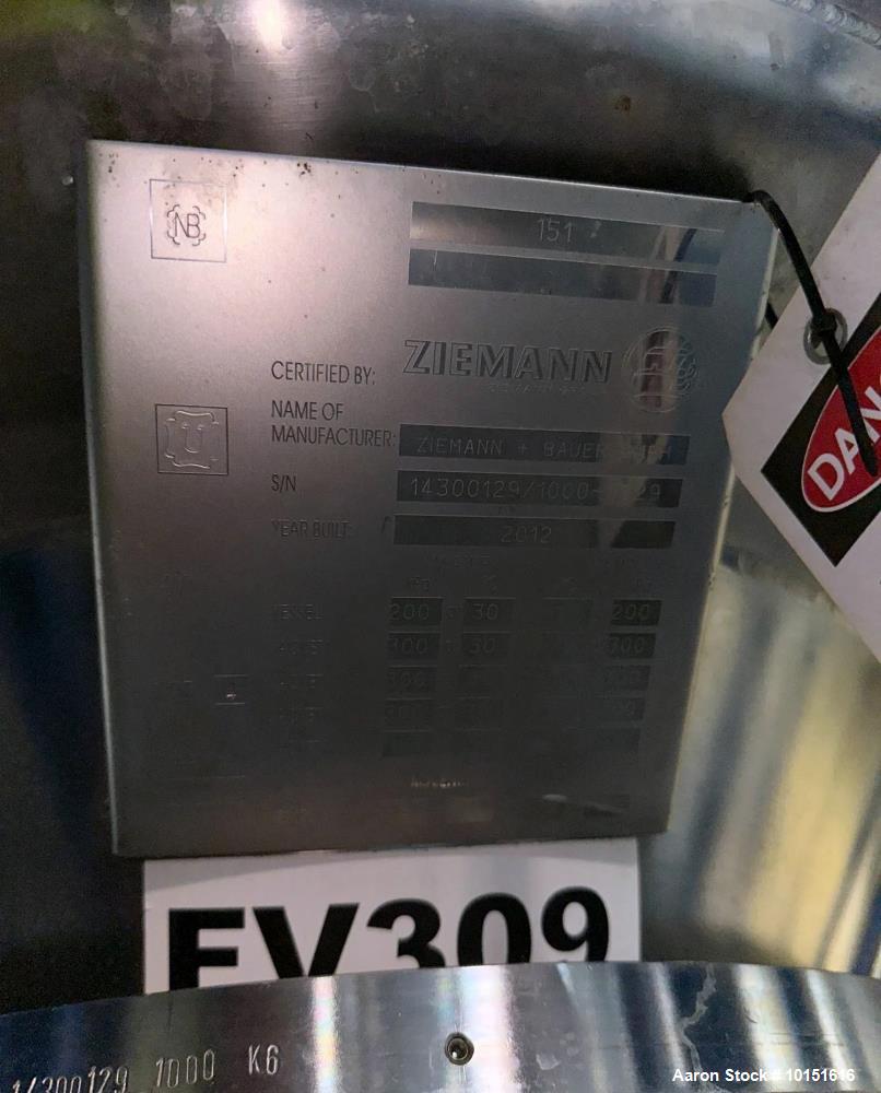 300 BBL Cone Bottom Fermentation Tank – Ziemann Bauer Stainless